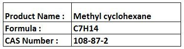 Methyl Cyclohexane - Colourless Liquid, Boiling Point 100-101°C | High Purity, Versatile Solvent