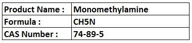 Monomethylamine