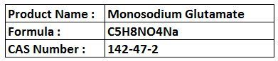 Monosodium Glutamate