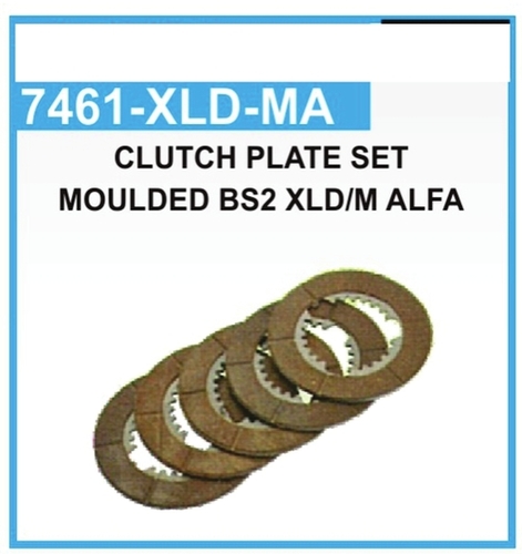 Clutch Plate Set Moulded BS2 XLD/M Alfa