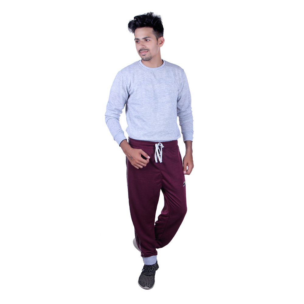 Grey Final Gear Sporty Track Pants