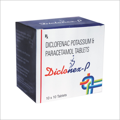 Diclofenac Potassium & Paracetamol Tablets