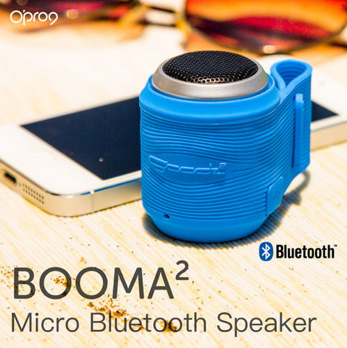 Mini Bluetooth Speaker - 5x4x5 cm, Super Light Blue Design | Virtual 3D Surround, 5W Power Output, Hands-Free Function, 5-Hour Battery Life