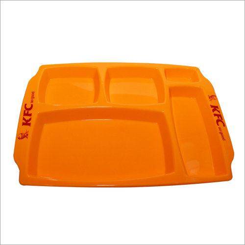 5 Component Plastic Meal Tray