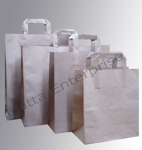 Flat Handle Paper Bag By DUTTA ENTERPRISE