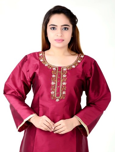 Beaded Tapetta Silk Kurti