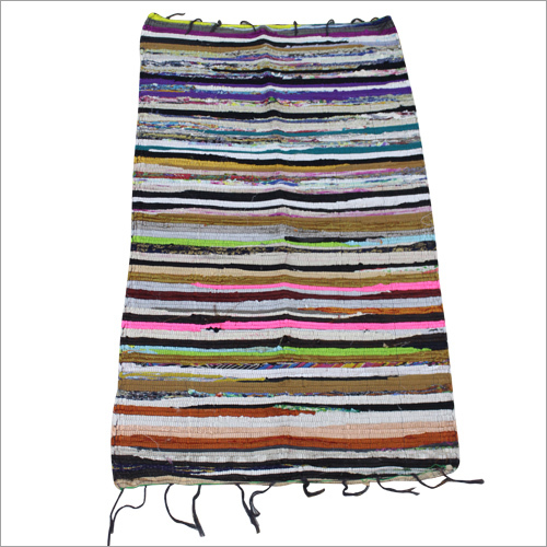 Multicolor Multi Color Cotton Dari/ Chindi Rugs