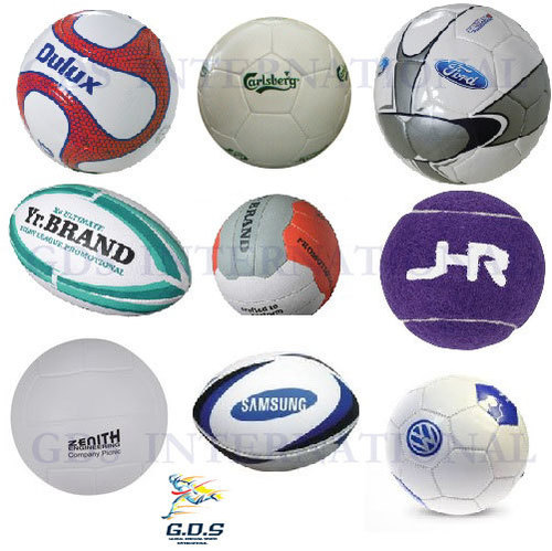 Black Promotional Sports Balls