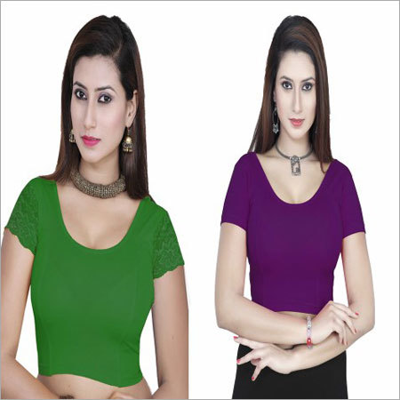 Ladies Velvet Blouse