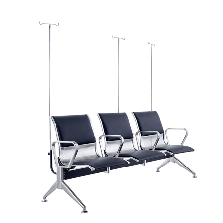 Steel Three Seater Transfusion Chair