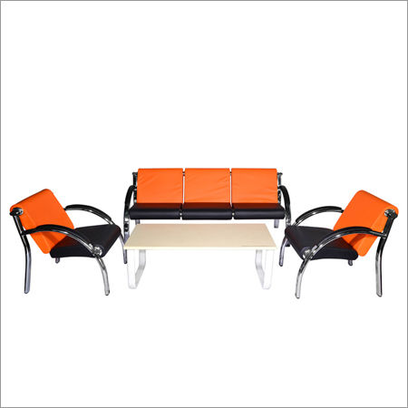 Orange Leisure Sofa Set