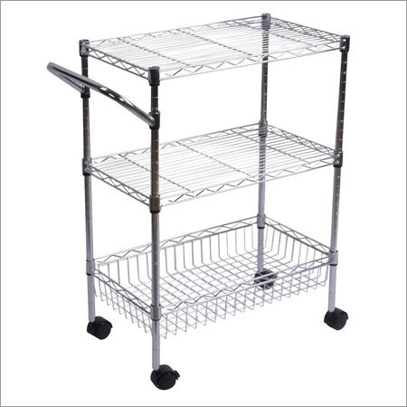 Display Rack With Trolley