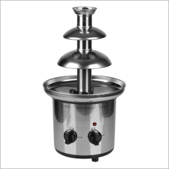 Chocolate Fountain Medium Silver stainless