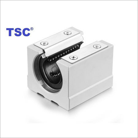 Linear Slide Bearings TSC - Stainless Steel, Single Row, Round, 1-3 mm Thickness, Grey | Ball Bearing, Grease Lubrication, Industrial Usage, Warranty