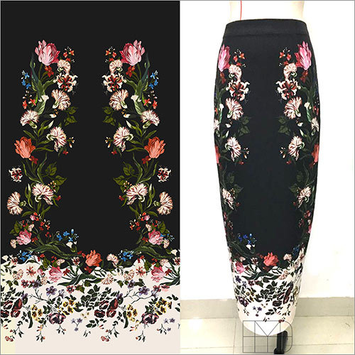 Custom Printed Skirt Floral
