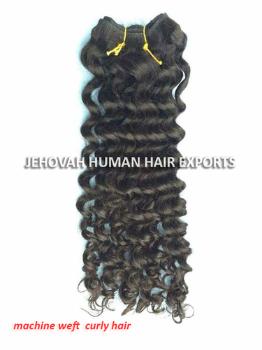 Indian Machine Weft Curly Hair