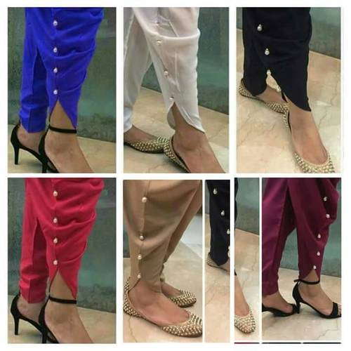 Rayon Diamond Tulip Pants - Max Fit 36 Length 40, Multi Colour, Anti UV, Anti Wrinkle, Breathable, Washable, Trendy All Season Wear