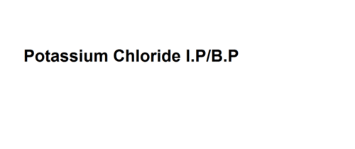 Potassium Chloride