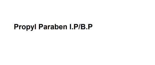 Propyl Paraben