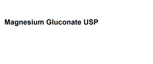 Magnesium Gluconate USP