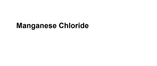 Manganese Chloride