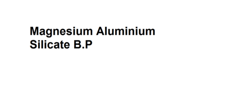 Magnesium Aluminium Silicate