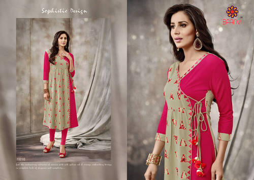 Orange Designer Kurti