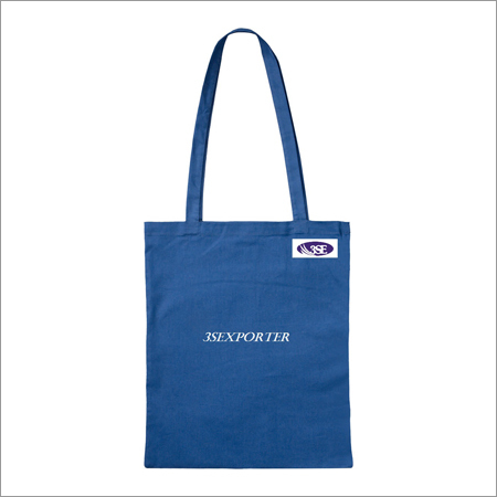 Dark Blue Cotton Bag