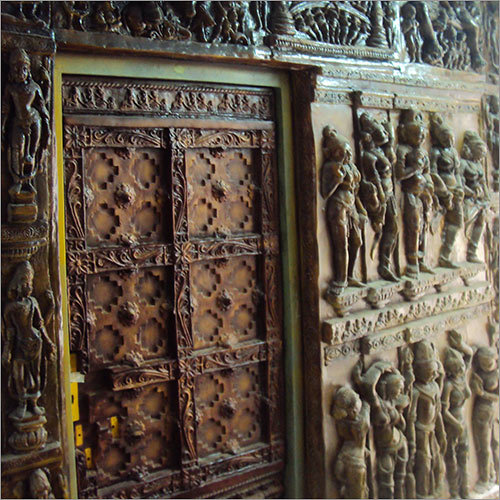 Decorative Entrance Door - Premium Grade Wood Customized Size & Finish | Handcrafted with Eye-Catchy Design Termite & Borer Proof Easy Maintenance