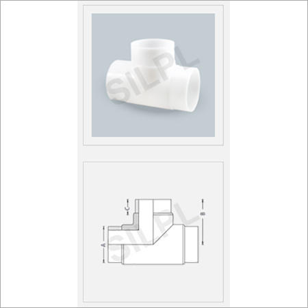 Pvdf Pp Moulded Equal Tees (Butt Weld Type)