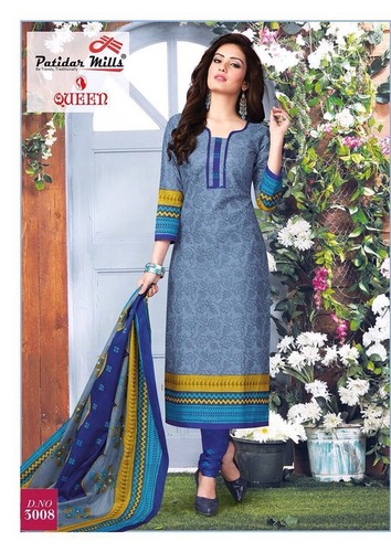 Patidar mills Cotton Printed Dress Material
