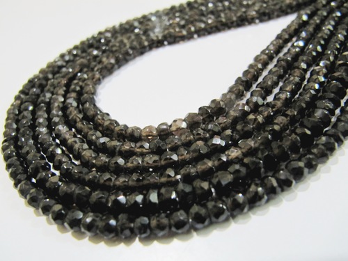Stone Black Spinel Beads