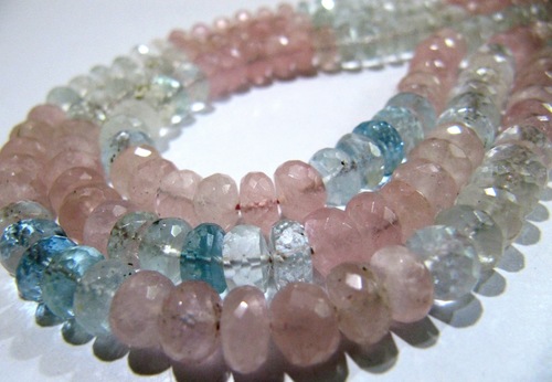 Morganite Aquamarine Beads