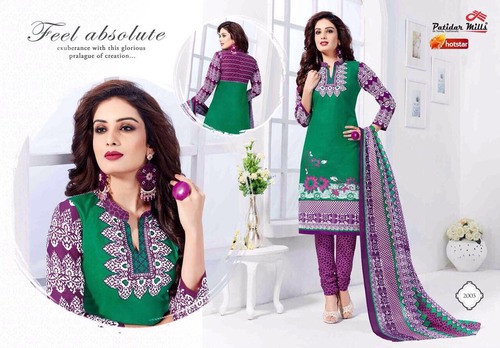 Patidar mills Cotton Printed Dress Material