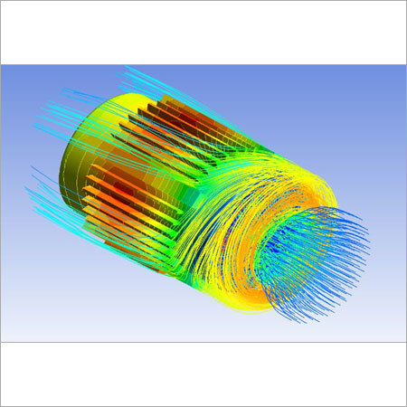 Fluid Flow Thermal Simulation Motor