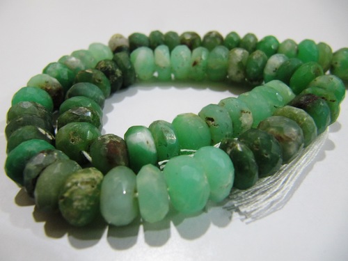 Green Natural Chrysoprase Far Size Beads