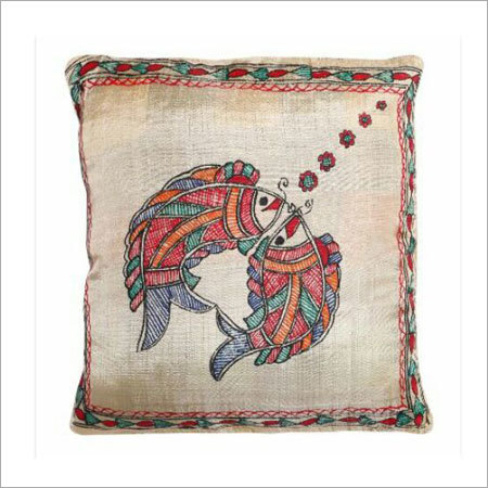 Madhubani Printed Pillow Cover