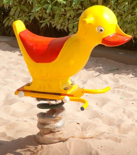 Spring rider duck