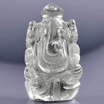 Crystal Ganesha Statue