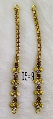 Kan Chain - Copper Alloy with Diamond Accents | Intricately Designed, Quality Assured, Customizable Sizes and Enchanting Designs