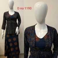 Party Wear Embroidered Kurtis - Color: All Color