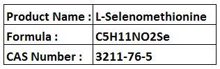 L-Selenomethionine - White Crystalline, CAS 3211-76-5 | Selenium Source, High Purity, Bioavailable, Essential Nutrient