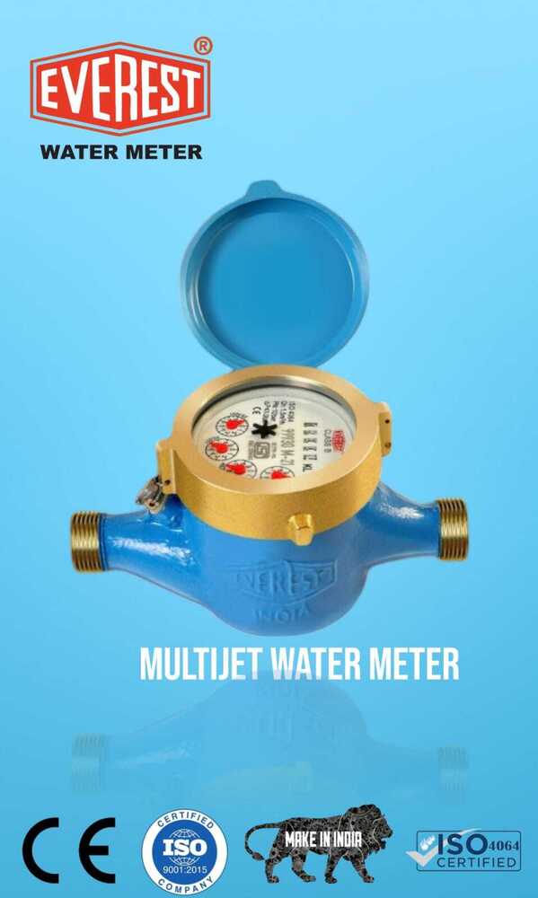 Brass Multi Jet Water Meter Class B Dn20