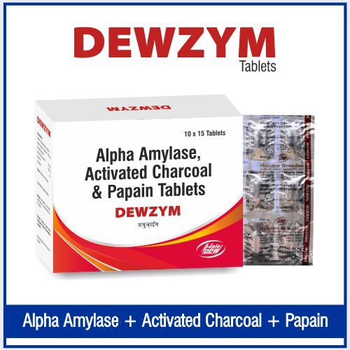 Charcoal Activated + Papain + Fungal Diastase