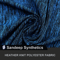 Heather Knit Polyester Fabric