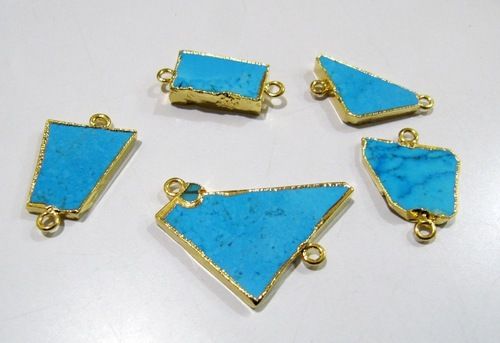 Turquoise Slice Connectors