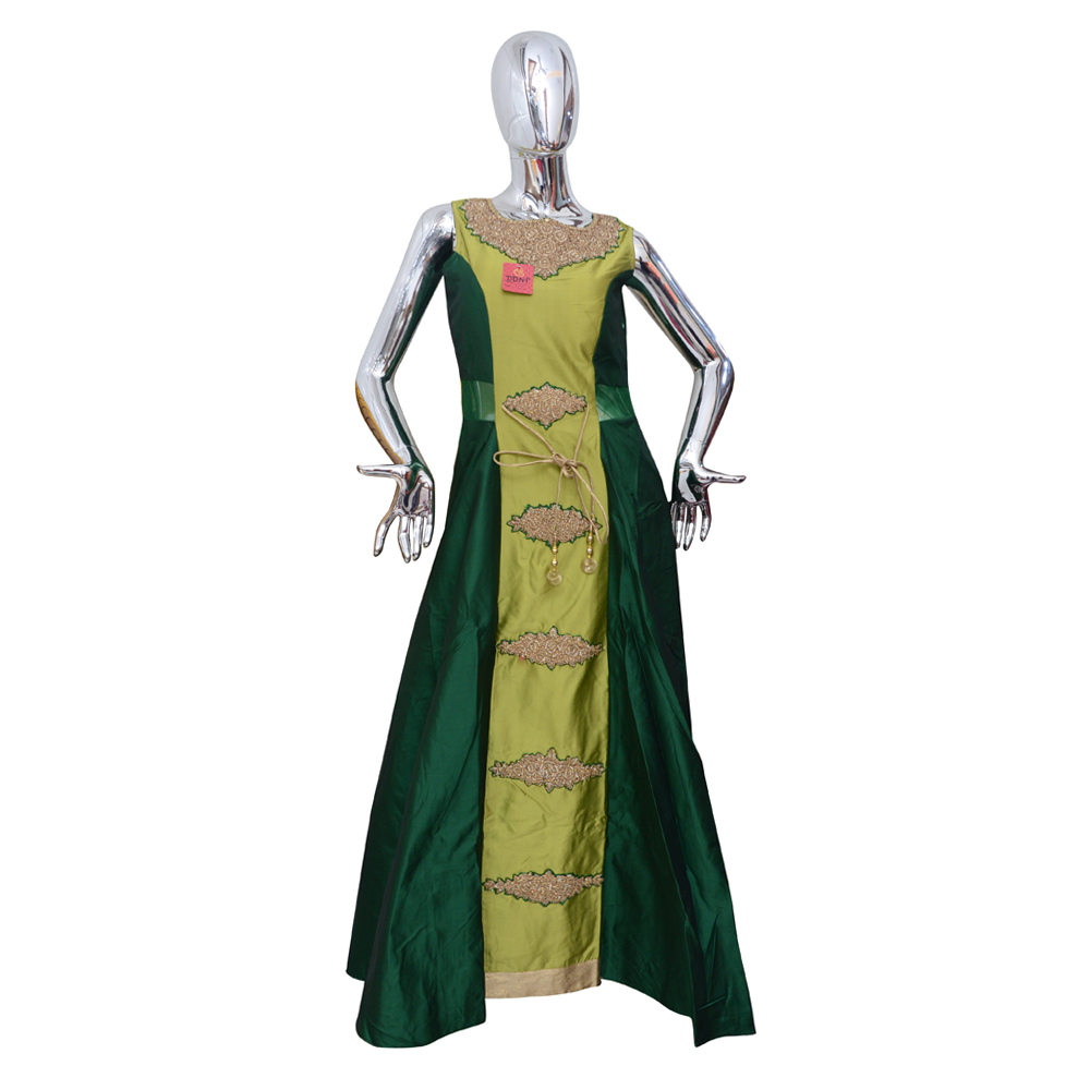 Green Ladies Fancy Gown