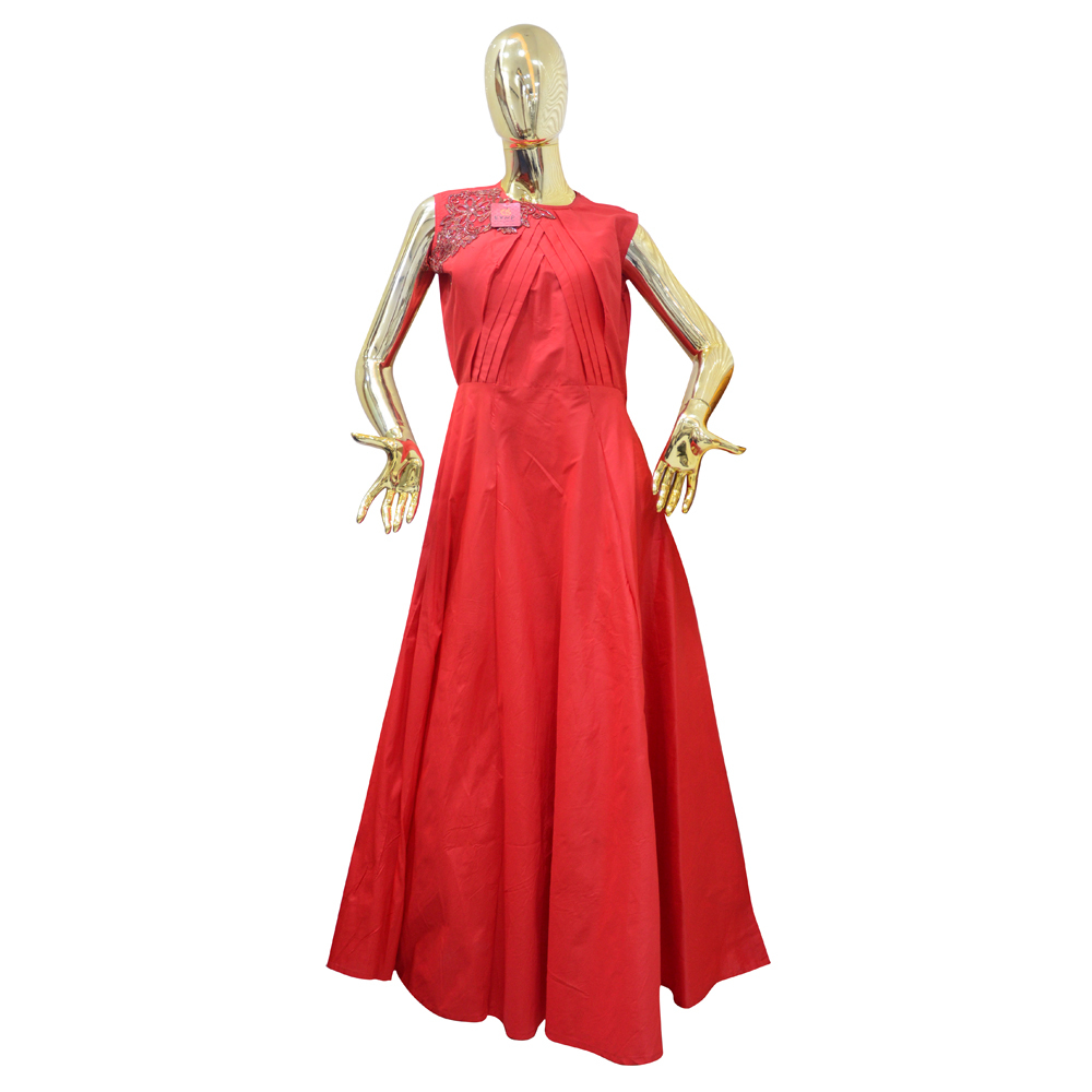 Red Ladies Designer Gown