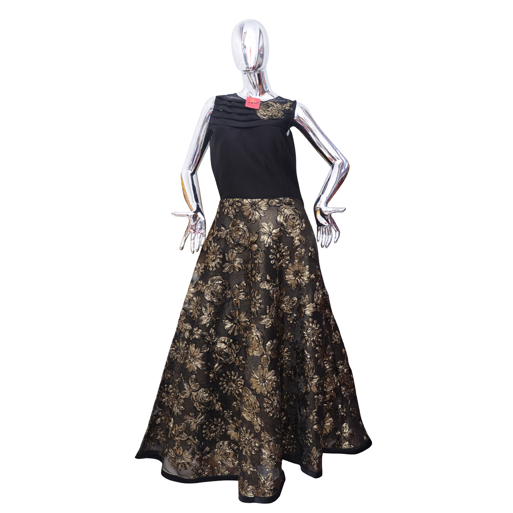 Black Designer Party Gown