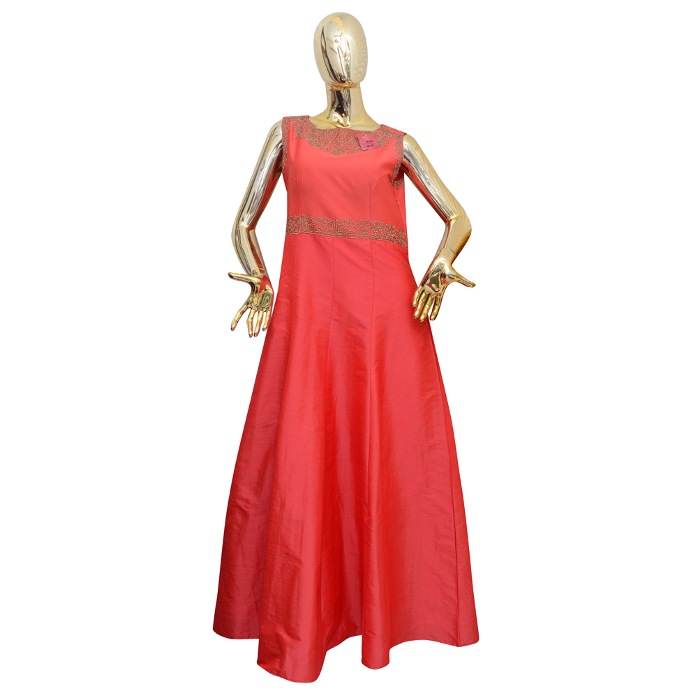 Orange Ladies Gown